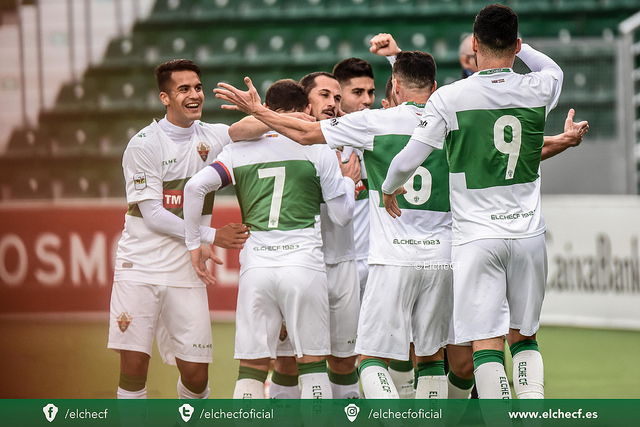 El Elche CF celebra un gol / Sonia Arcos - Elche CF