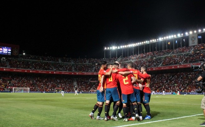 Imagen de un partido de España en el estadio Martínez Valero / Elche CF