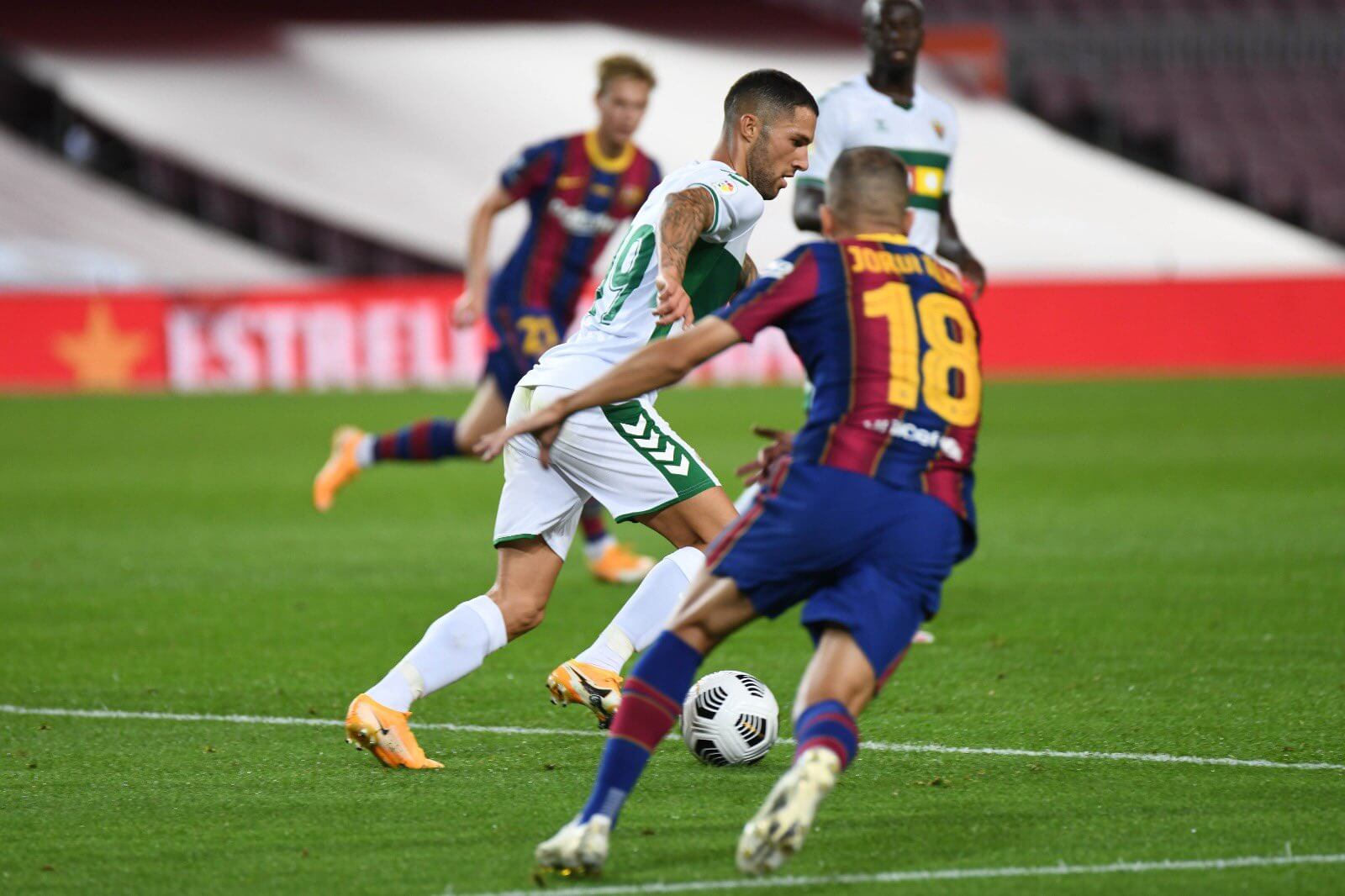 Partido entre FC Barcelona y Elche CF en el Joan Gamper / Elche CF Oficial