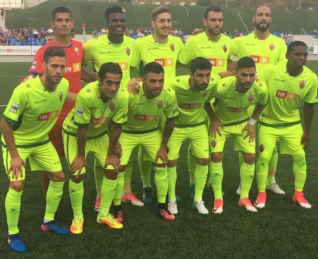 Once titular del Elche CF en el Municipal de Badalona | FutbolCatalunya.com