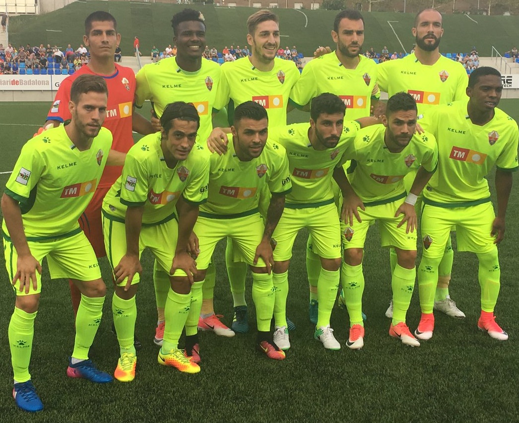 Once titular del Elche CF en el Municipal de Badalona | FutbolCatalunya.com