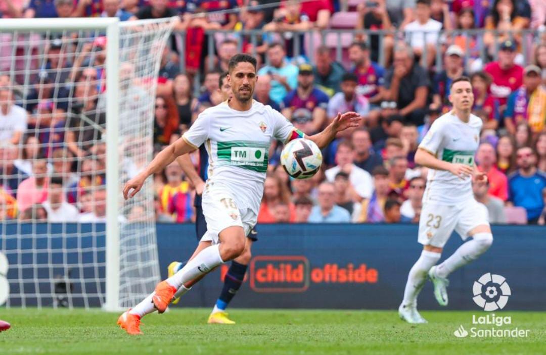 El jugador del Elche CF, Fidel, durante un partido / LaLiga