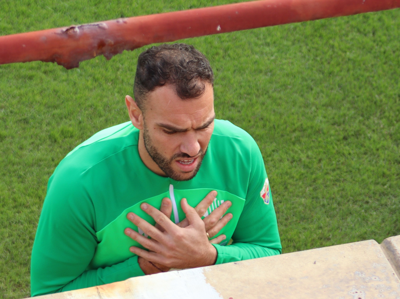 Gonzalo Verdú se ejercita en el Díez Iborra / Luismi Mora (COPE Elche 100.8 FM)