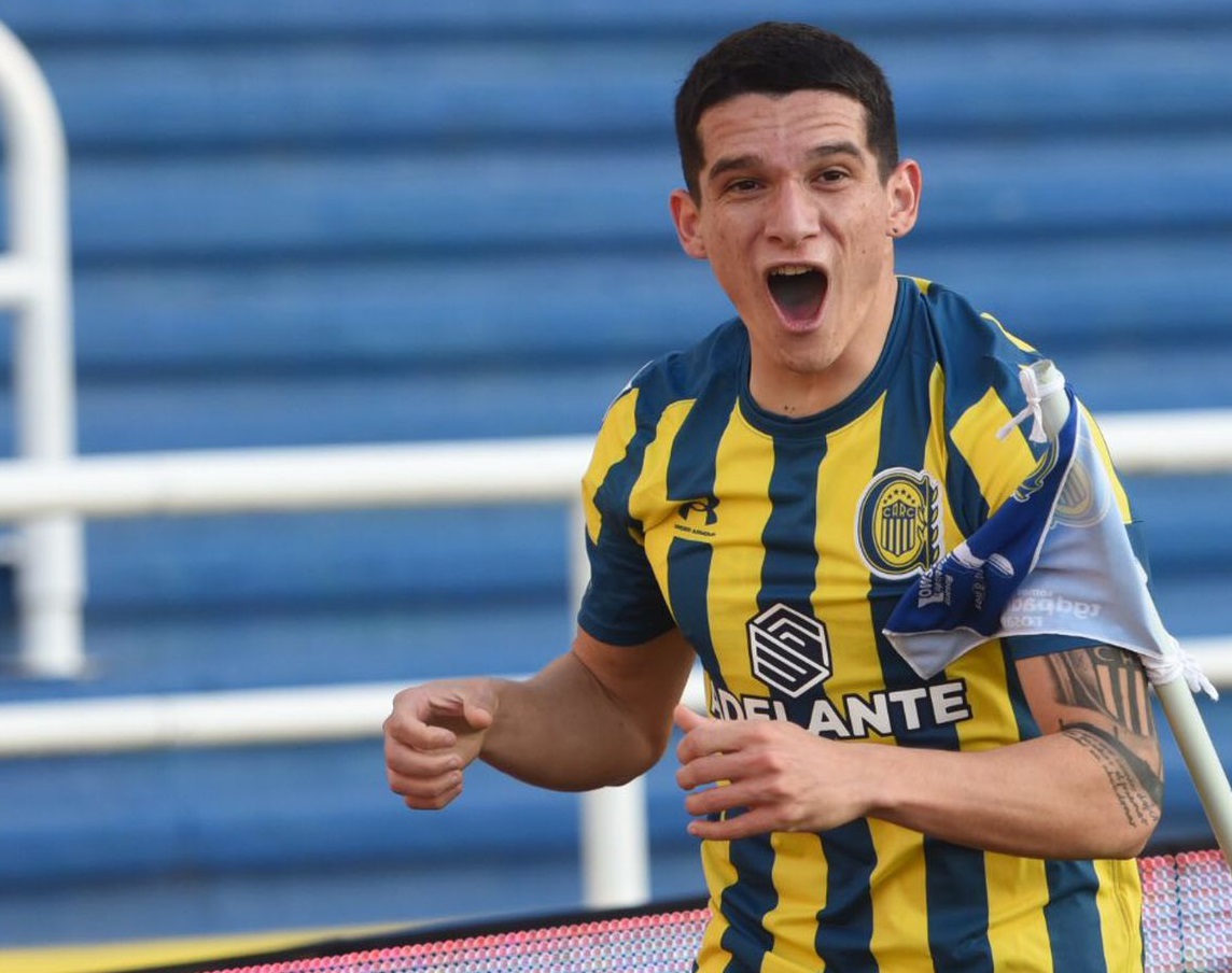 Lautaro Blanco celebra un gol en Argetina / Rosario Central Lautaro Blanco celebra un gol en Argetina / Rosario Central