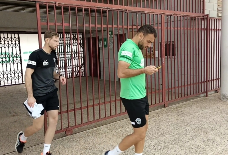 Gonzalo Verdú abandona el Díez Iborra en su primer entrenamiento semanal / COPE Elche