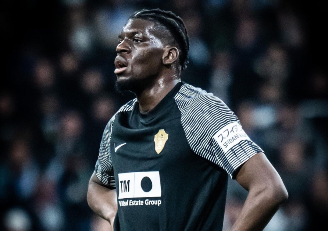 Randy Nteka, en el Santiago Bernabéu con el Elche CF / Instagram Randy Nteka