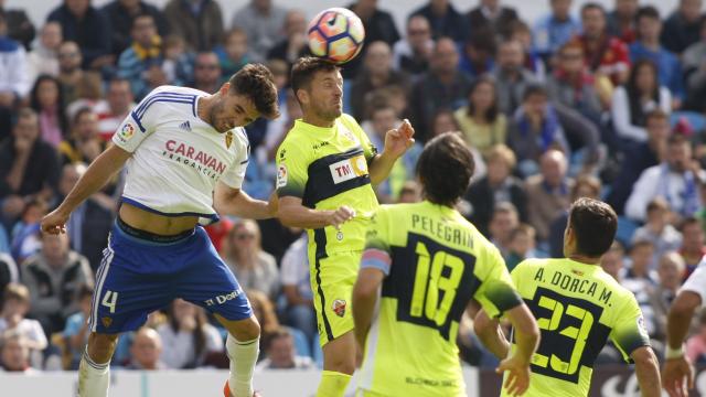 Edu Albacar ante el Zaragoza / LFP