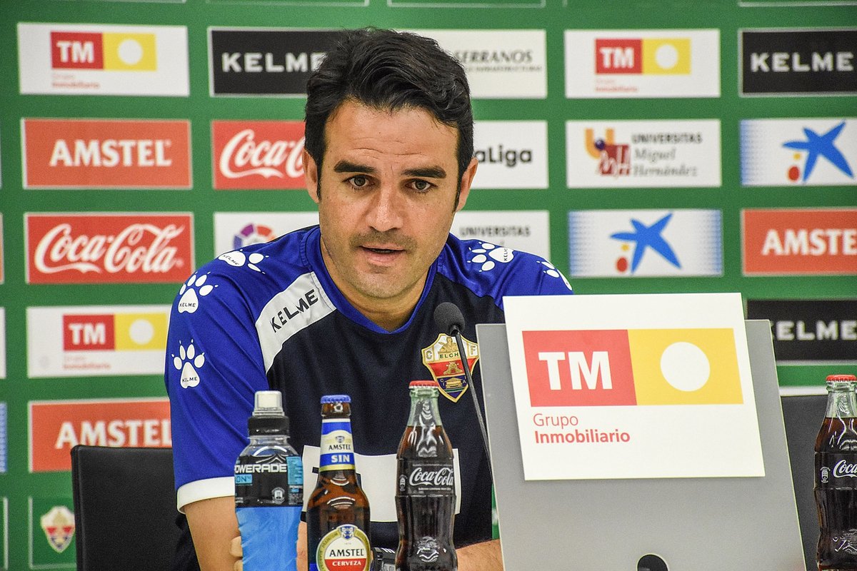 Alberto Toril en sala de prensa / Elche CF