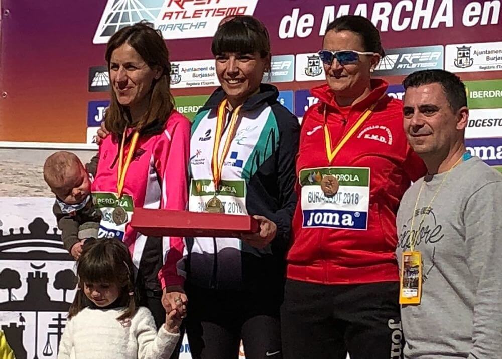 Ana Cortés, campeona de España de la modalidad F35 en el año 2018