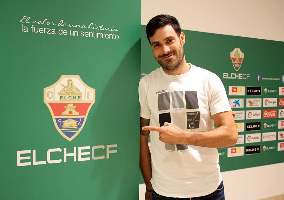 Andrés Túñez en su presentación con el Elche / Sonia Arcos - Elche CF