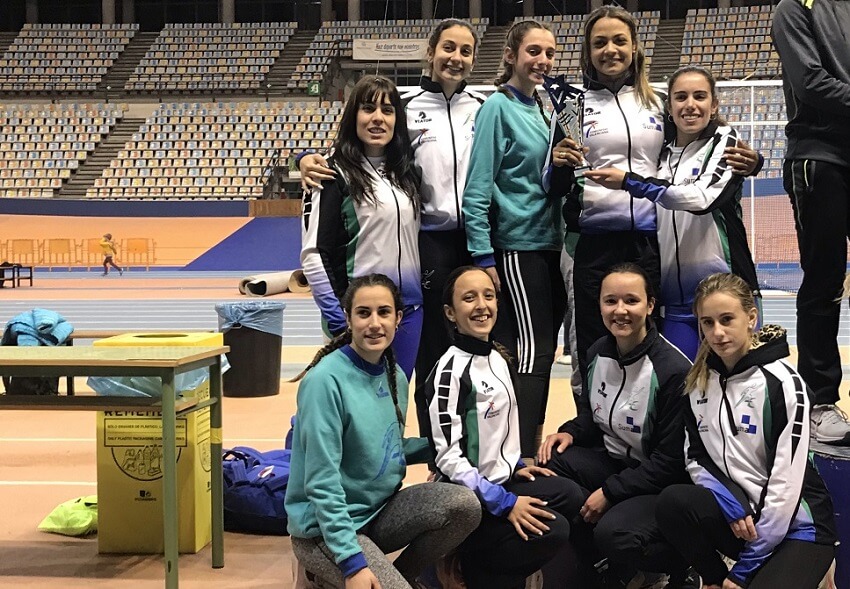 Equipo del Club Juventud Atlética Elche en el Campeonato Autonómico de Clubes