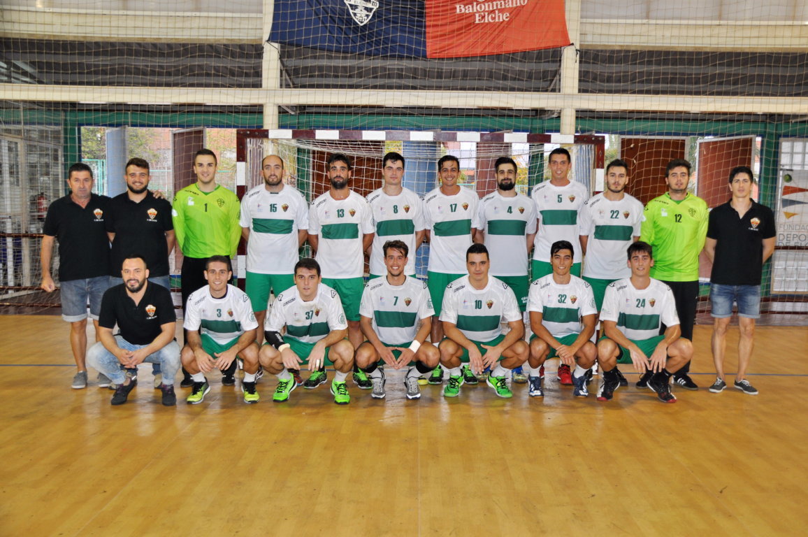 Equipo senior masculino del Club Balonmano Elche