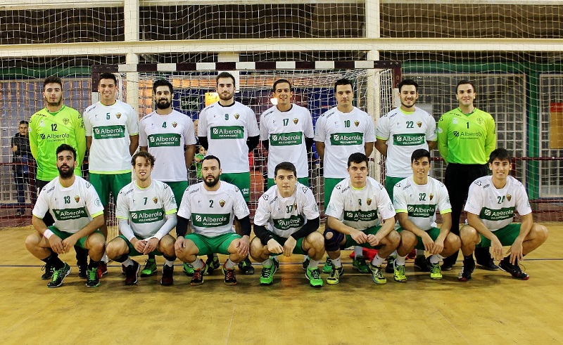 Equipo senior masculino del Club Balonmano Elche