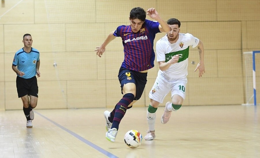 Partido entre Barça Lassa B y Elche CF Sala / LNFS