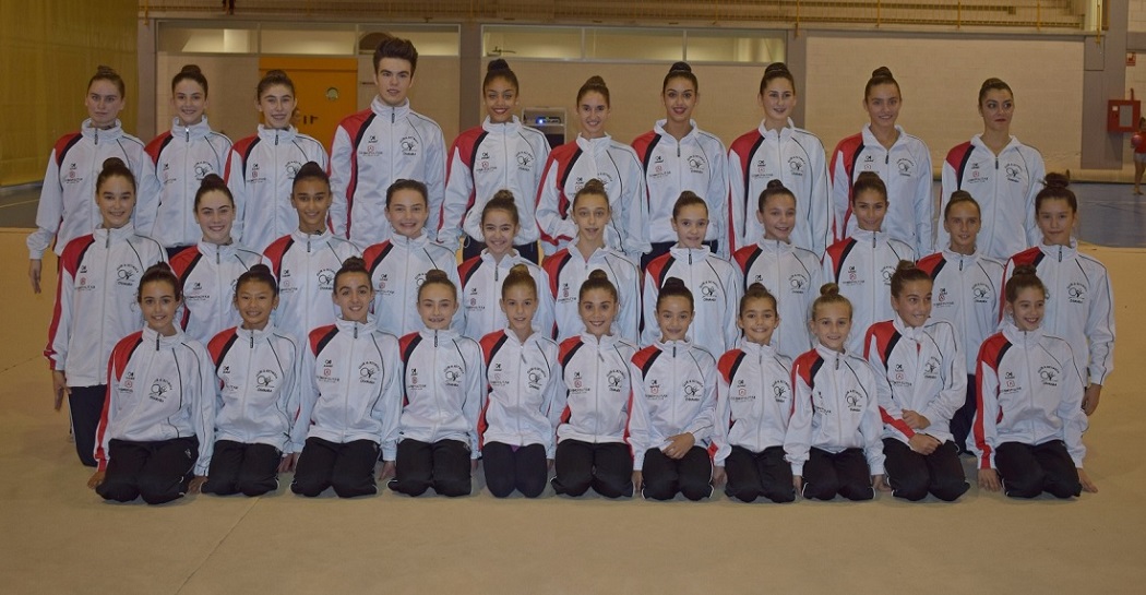 Gimnastas del Club Chamara en el Campeonato de España Base 2016