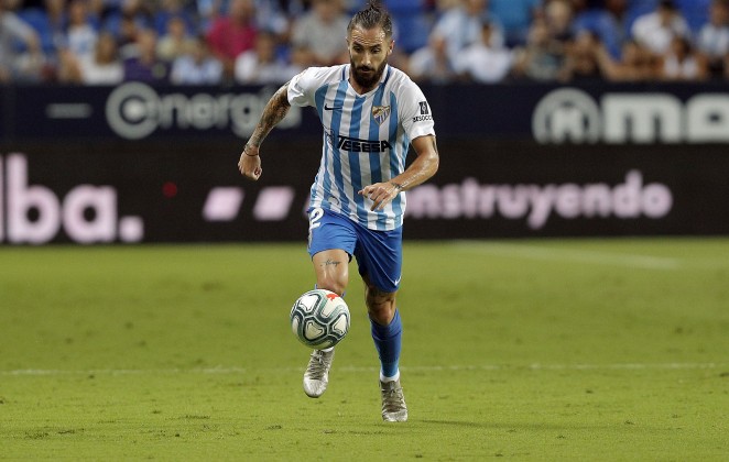 Cifuentes durante un partido con el Málaga / Málaga CF Oficial Cifuentes durante un partido con el Málaga / Málaga CF Oficial