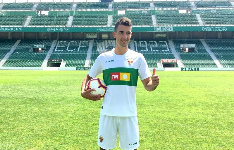 Claudio Medina en su presentación con el Elche / Sonia Arcos - Elche C.F.