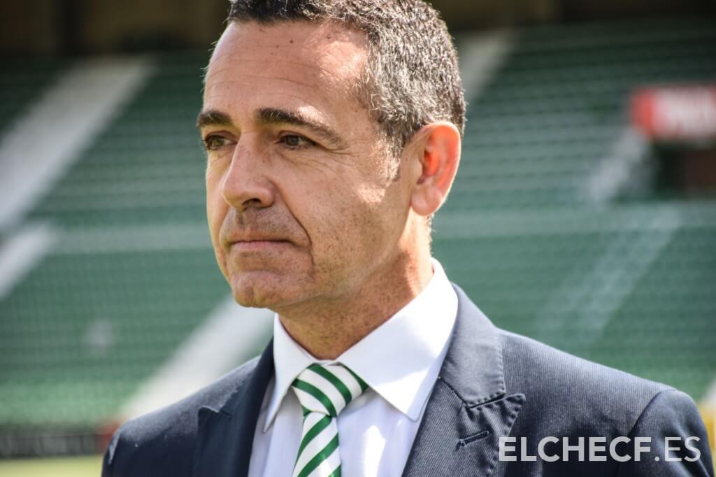 Diego García, presidente del Elche / Elche C.F. Oficial