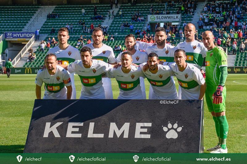 Equipo titular del Elche en el partido ante el Formentera de la temporada 2017-2018 / Sonia Arcos - Elche C.F. Oficial