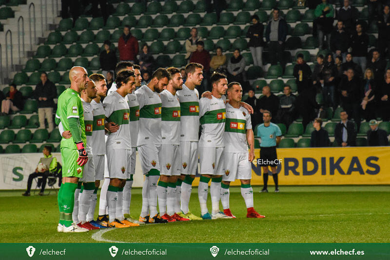 Equipo titular del Elche ante el Valencia Mestalla / Sonia Arcos - Elche C.F. Oficial