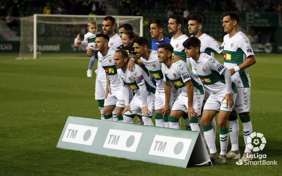 Once inicial del Elche C.F. ante el Mirandés el 3 de noviembre de 2019 / LFP