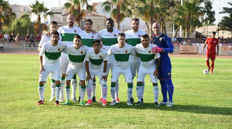 Once inicial del Elche en su primer partido del verano 2017 / Elche C.F. Oficial