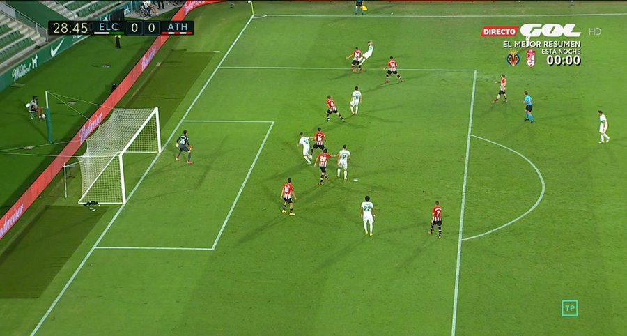 La acción del gol anulado a Fidel por fuera de juego / Imagen de GOL T La acción del gol anulado a Fidel por fuera de juego / Imagen de GOL T