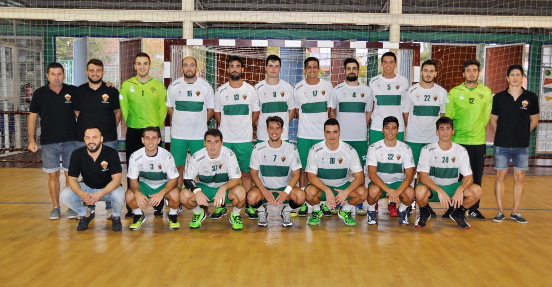 Equipo senior masculino del Club Balonmano Elche