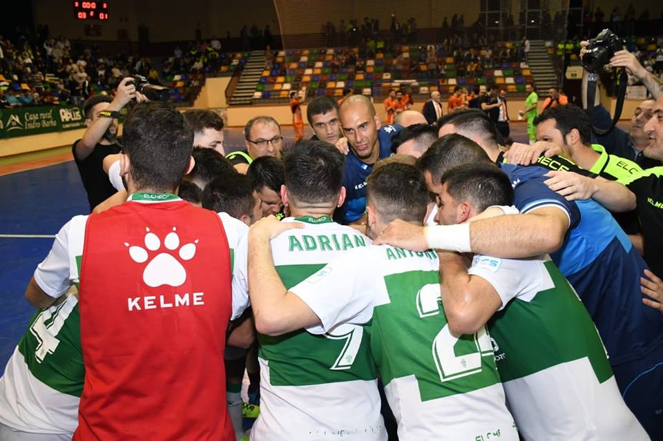 Los jugadores del Elche CF sala, durante un partido / Elche F sala