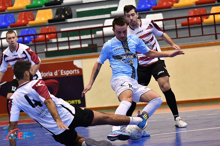 Partido de fútbol sala de la Liga Local de Elche