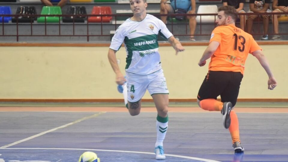 Partido entre Elche C.F. Sala y Móstoles FS durante la temporada 19-20 / LNFS