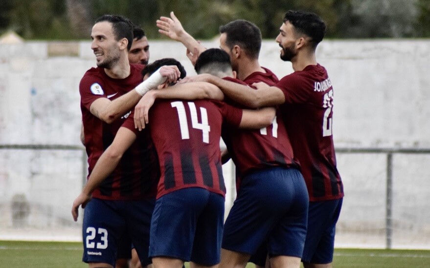 Los jugadores del Eldense celebran un gol durante la temporada 20-21 / CD Eldense