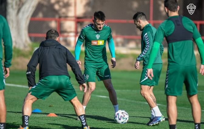 Entrenamiento del Elche CF en enero de 2020 / Sonia Arcos - Elche C.F.