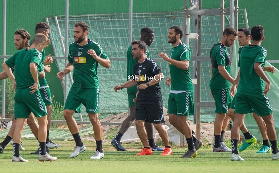 Entrenamiento del Elche durante la pretemporada de 2019 / Elche C.F. Oficial