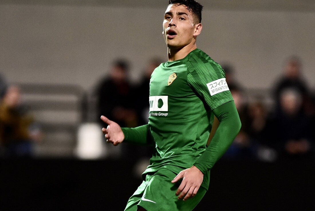 El jugador del Elche, Ezequiel Ponce, durante el partido de Copa del Rey ante el Ceuta / Elche C.F. Oficial