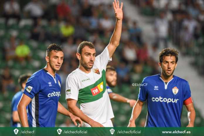 Gonzalo Verdú durante el partido ante el Ontinyent / Sonia Arcos - Elche C.F. Oficial