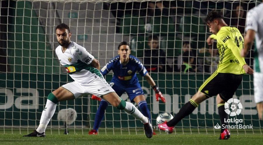 Partido entre Elche y Zaragoza en el Martínez Valero, correspondiente a la temporada 19-20 / LFP