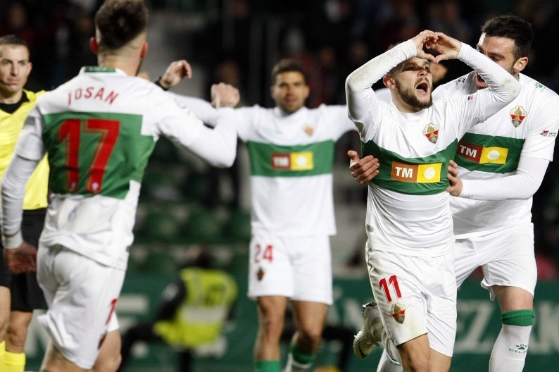 Iván Sánchez celebra su gol ante el Nástic de Tarragona - LFP