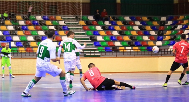 Partido entre Elche y Tenerife en el Esperanza Lag / LNFS