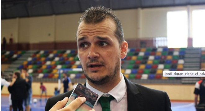 Jordi Durán, entrenador del Elche C.F. Sala