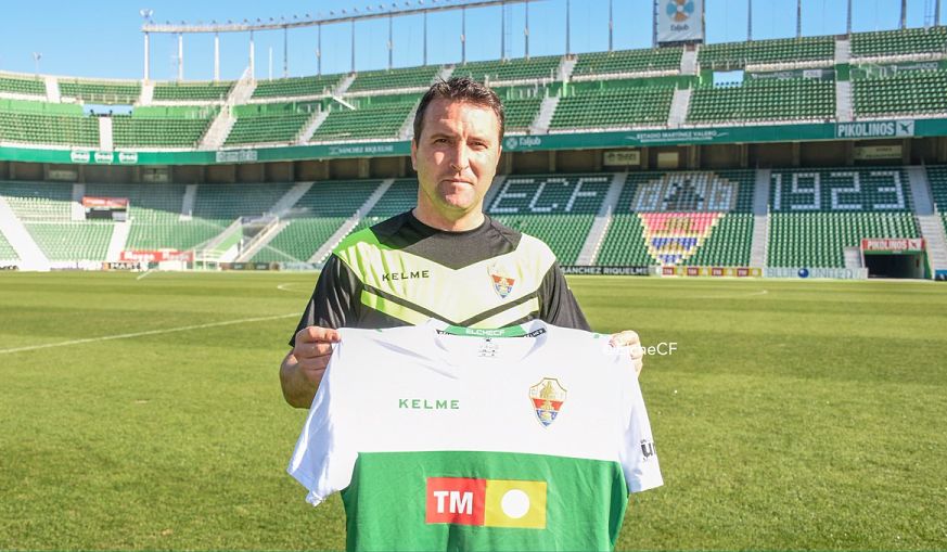 Josico en su presentación como entrenador del Elche C.F. / Sonia Arcos - Elche C.F. Oficial