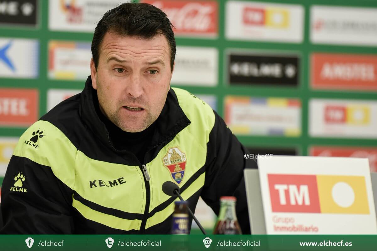 Josico en sala de prensa del Martínez Valero / Elche C.F. Oficial