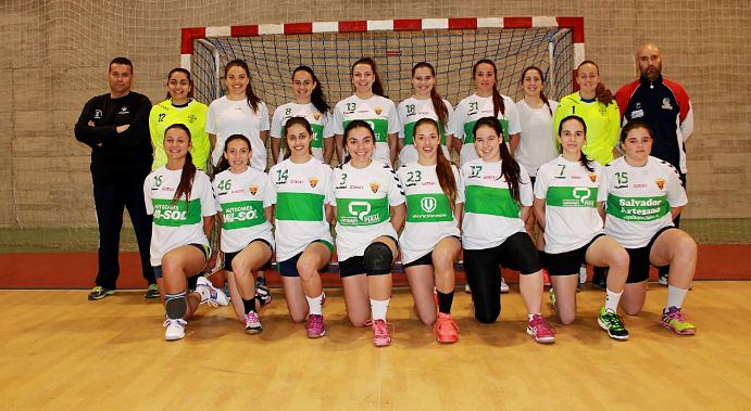 Equipo juvenil femenino del Club Balonmano Elche en la temporada 16-17 Equipo juvenil femenino del Club Balonmano Elche en la temporada 16-17