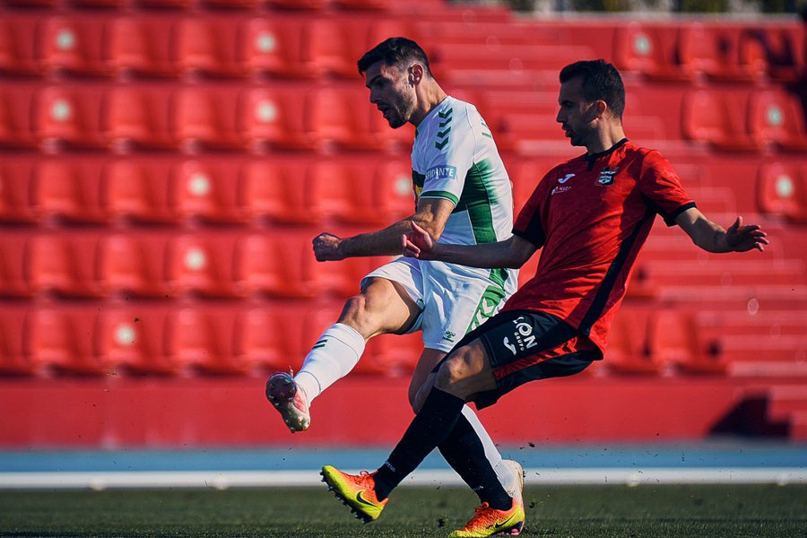 Lucas Boyé, autor del gol de la victoria del Elche CF en La Nucía / Elche C.F. Oficial