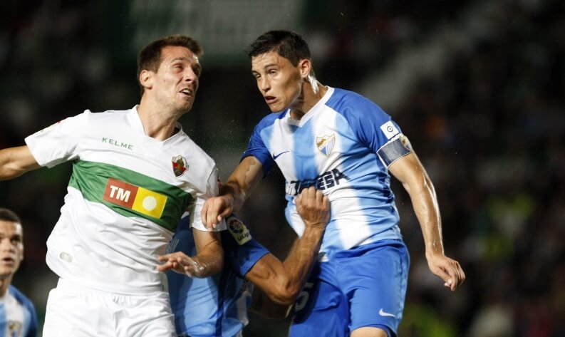 Partido entre Elche y Málaga en el Martínez Valero - LFP