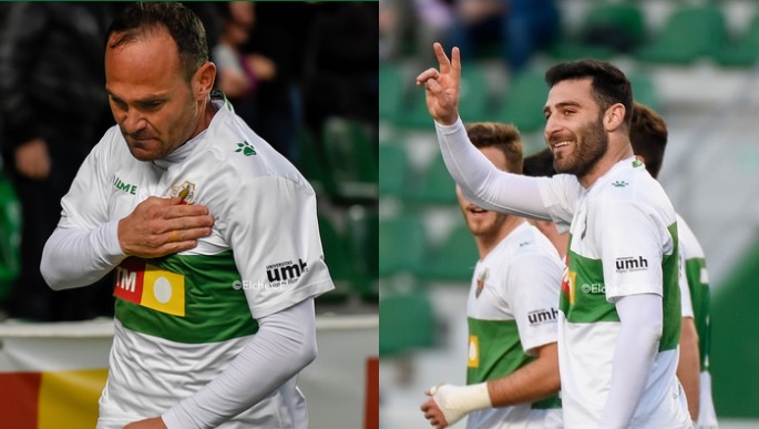 Los jugadores del Elche Nino y Benja / Elche C.F. Oficial Los jugadores del Elche Nino y Benja / Elche C.F. Oficial
