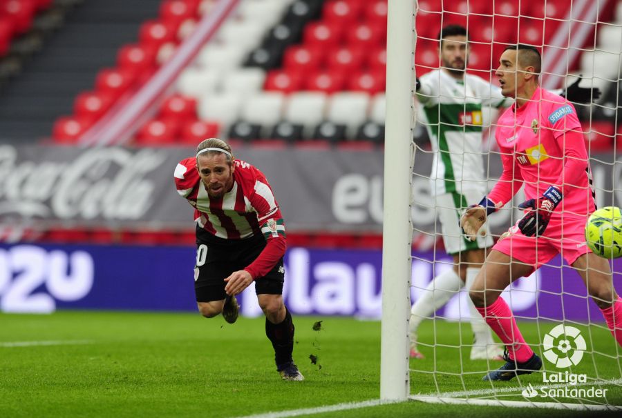 Muniain, tras marcar el gol de la victoria del Athletic ante el Elche / LaLiga