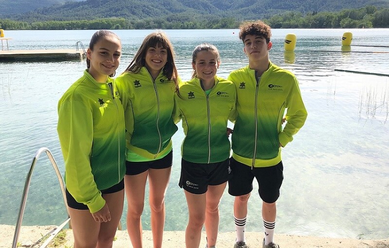 Nadadores del Club Tenis Elche en el Nacional de Aguas Abiertas