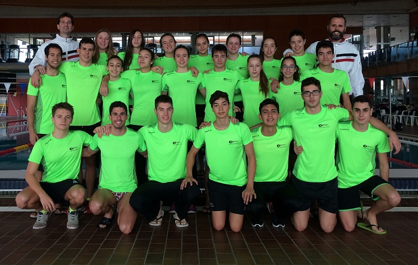 Equipo de natación del Club Tenis Elche