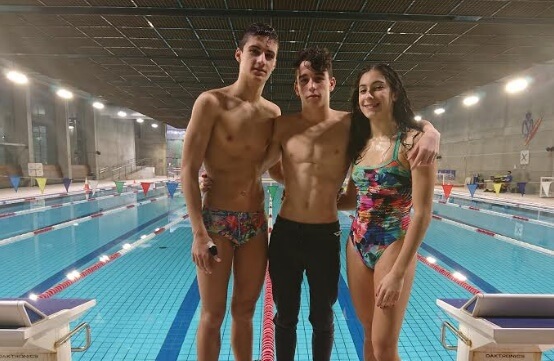 Nadadores infantiles del Club Natación Tenis Elche